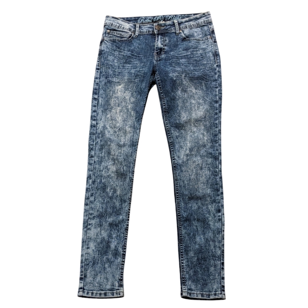 Rebel by Right Faded Distressed Jeans 9 (Jrs)